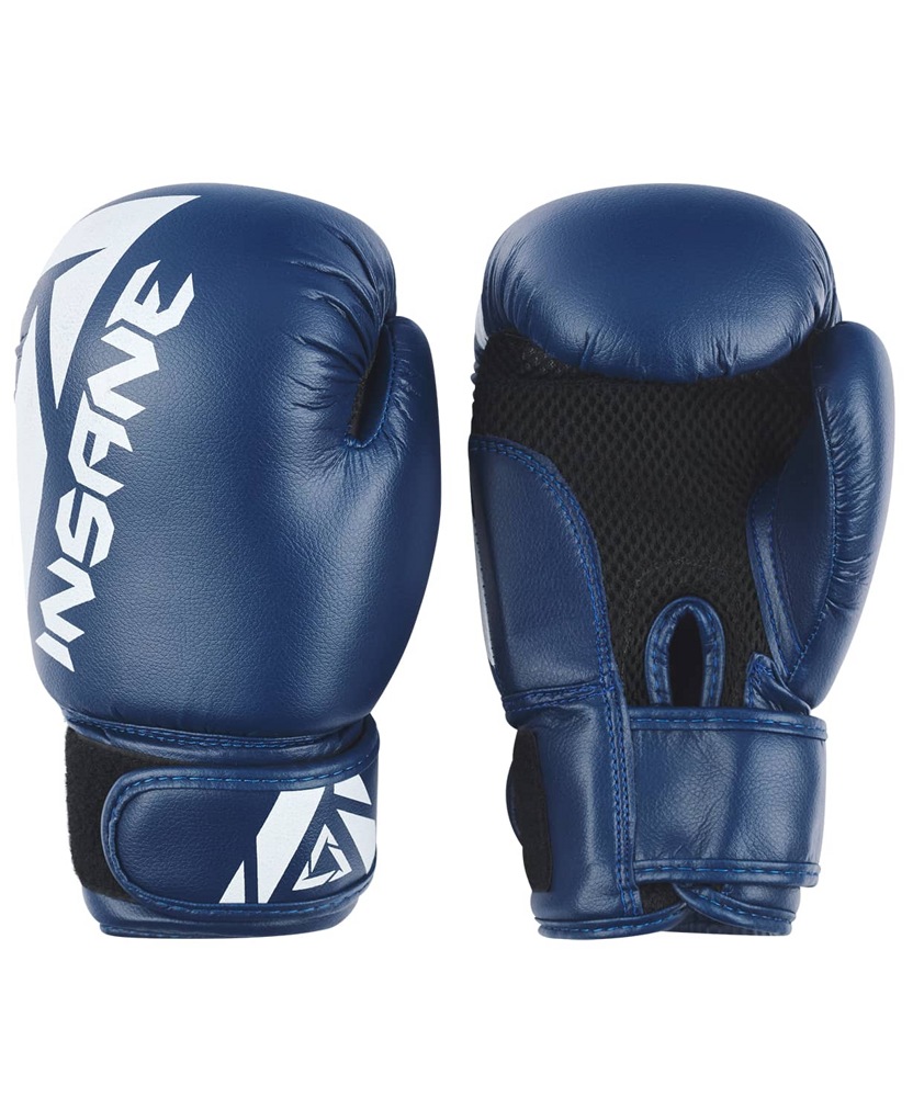 Боксерские перчатки INSANE MARS синий 8 унц.