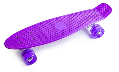 Пенни борд (скейтборд) Relmax GS-SB-X1 Violet LED с подсветкой