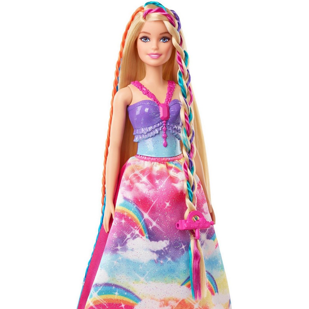 Кукла Барби Принцесса с кудрявыми прядями GTG00