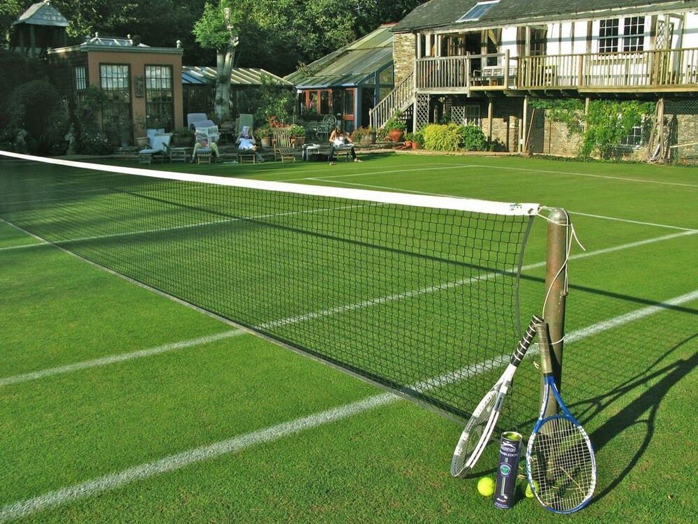 Сетка для большого тенниса зеленая (без тросса) FORA JAC9310 - фото