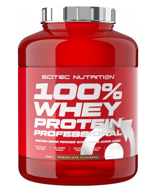 Протеин сывороточный (концентрат+изолят) Whey Protein Professional Scitec Nutrition 2350г (шоколад)