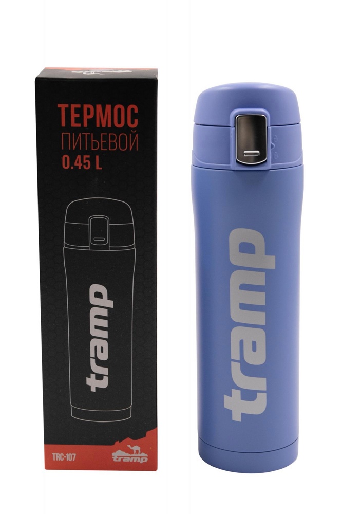 Термокружка Tramp 0,45 л (синий) TRC-107с