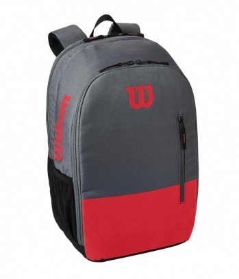 Рюкзак-сумка теннисная Wilson Team Backpack WR8009904001 (красный/серый) - фото