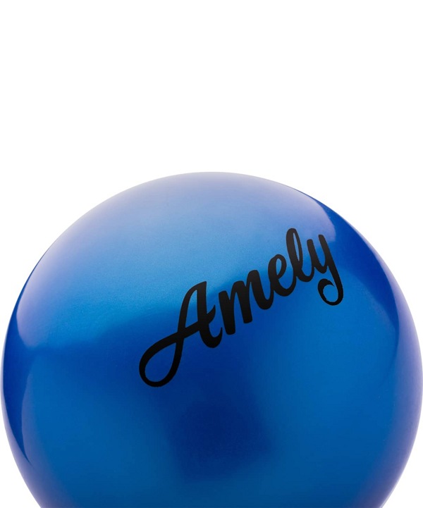 Мяч для художественной гимнастики Amely AGB-101 (19см, 400гр) синий