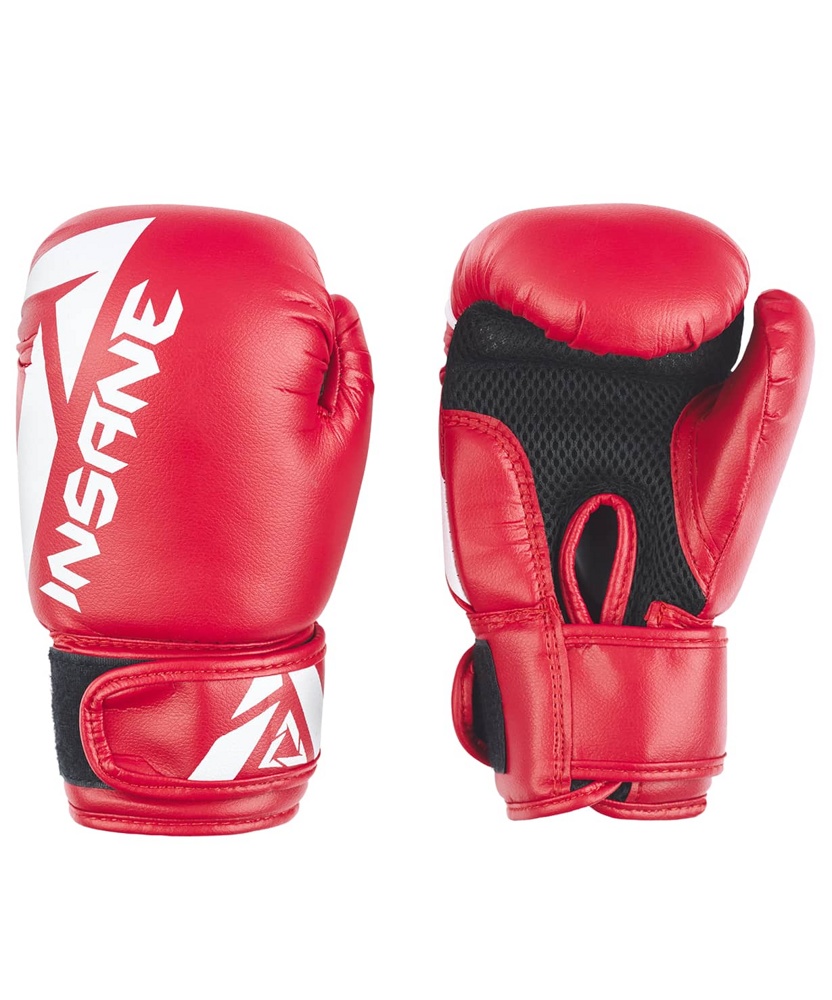 Боксерские перчатки INSANE MARS красный 4 унц. - фото