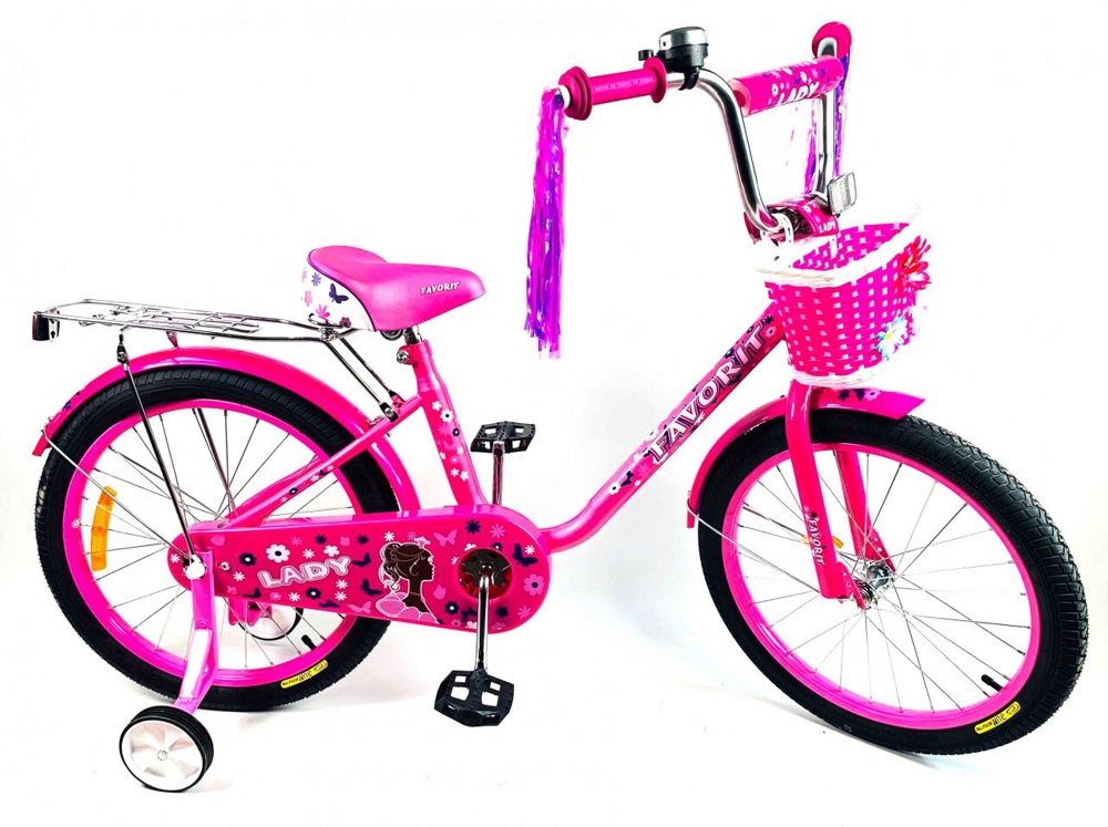 Детский велосипед Favorit Lady 18 2020 (розовый) LAD-18RS