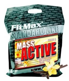 Гейнер высокоуглеводный Mass Active FitMax 5000г (ваниль)