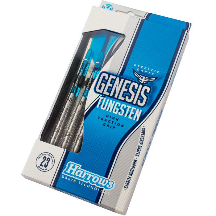 Дротики для дартса Steeltip Harrows Genesis Tungsten 21гр (60% вольфрам) 