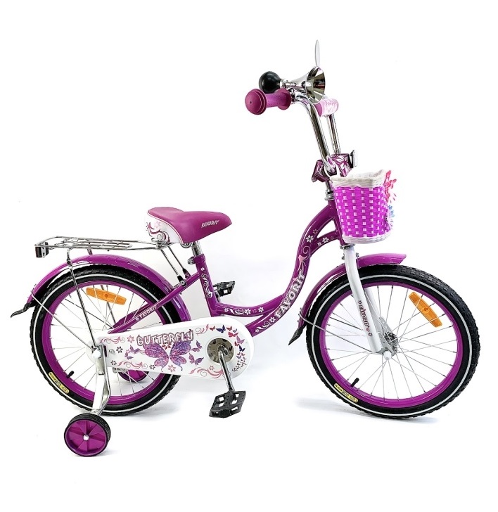Детский велосипед Favorit Butterfly 16 (фиолетовый, 2019) BUT-16VL