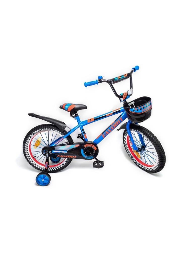Детский велосипед Favorit Sport 18 SPT-18BL синий