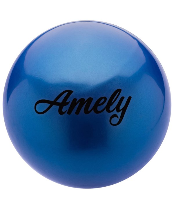 Мяч для художественной гимнастики Amely AGB-101 (19см, 400гр) синий
