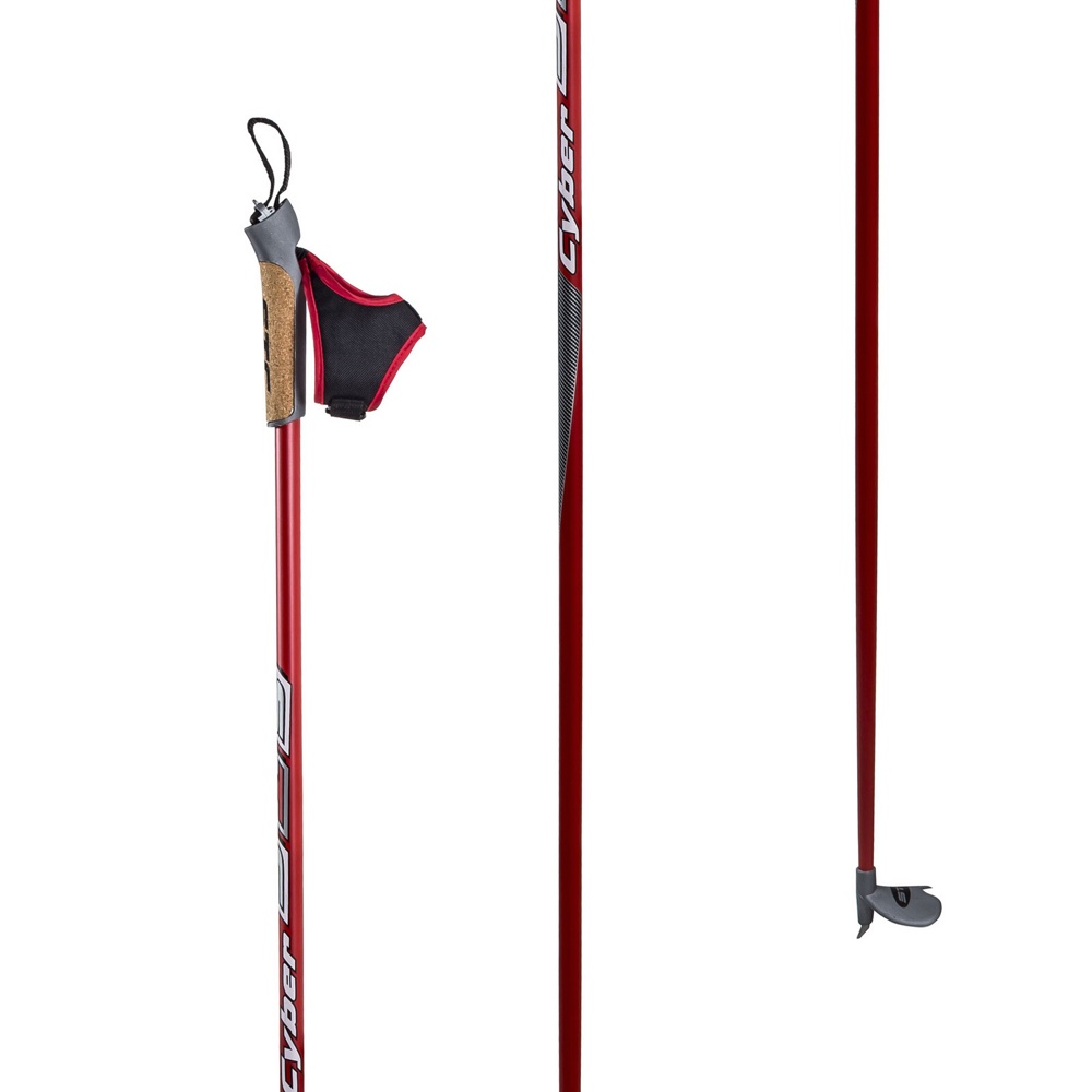 Лыжные палки STC Cyber 155 см углеволокно+стекловолокно - фото2