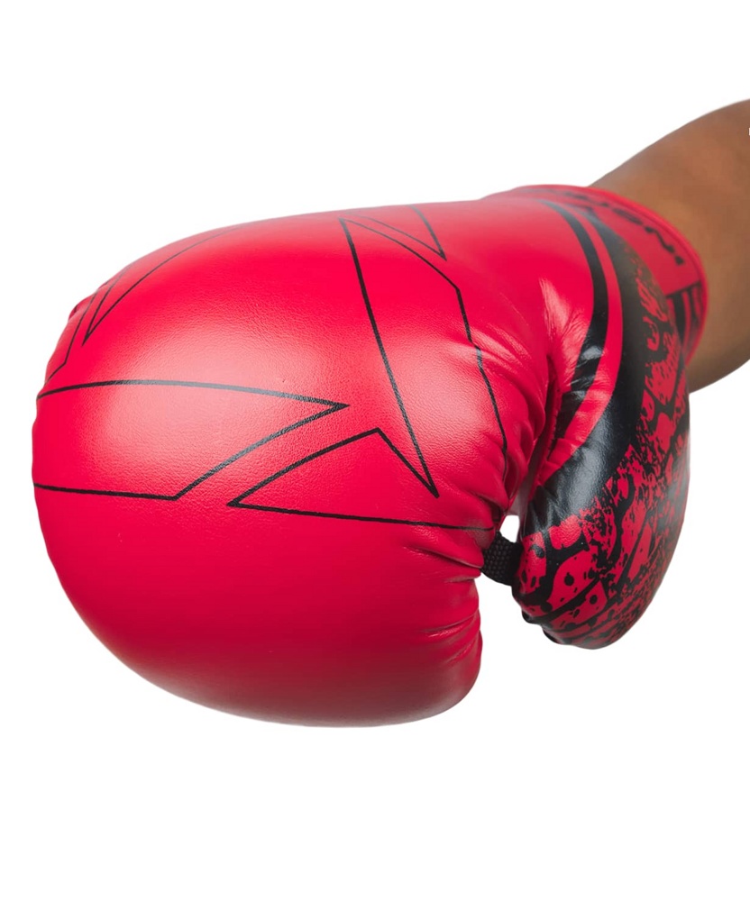 Боксерские перчатки INSANE ODIN красный 10 унц. - фото2