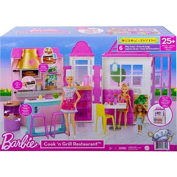 Игровой набор Кукла Барби Ресторан GXY72