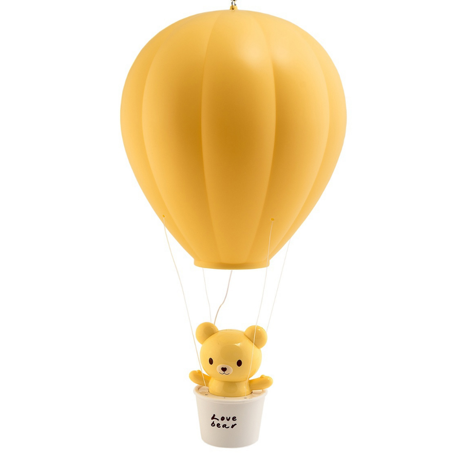 Светильник ночник ЛЮЧИЯ Воздушный шар 101 Мишка желтый - фото