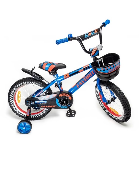 Детский велосипед Favorit Sport 16 SPT-16BL синий