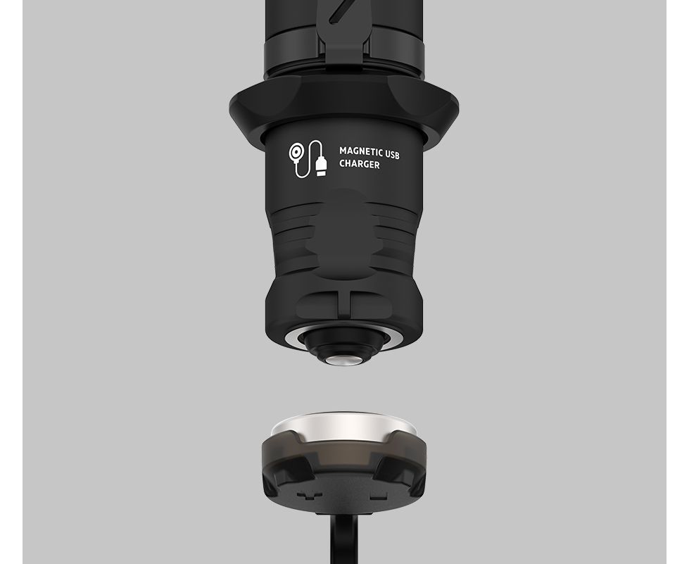 Тактический фонарь Armytek Dobermann Pro Magnet USB Warm F07501W - фото2