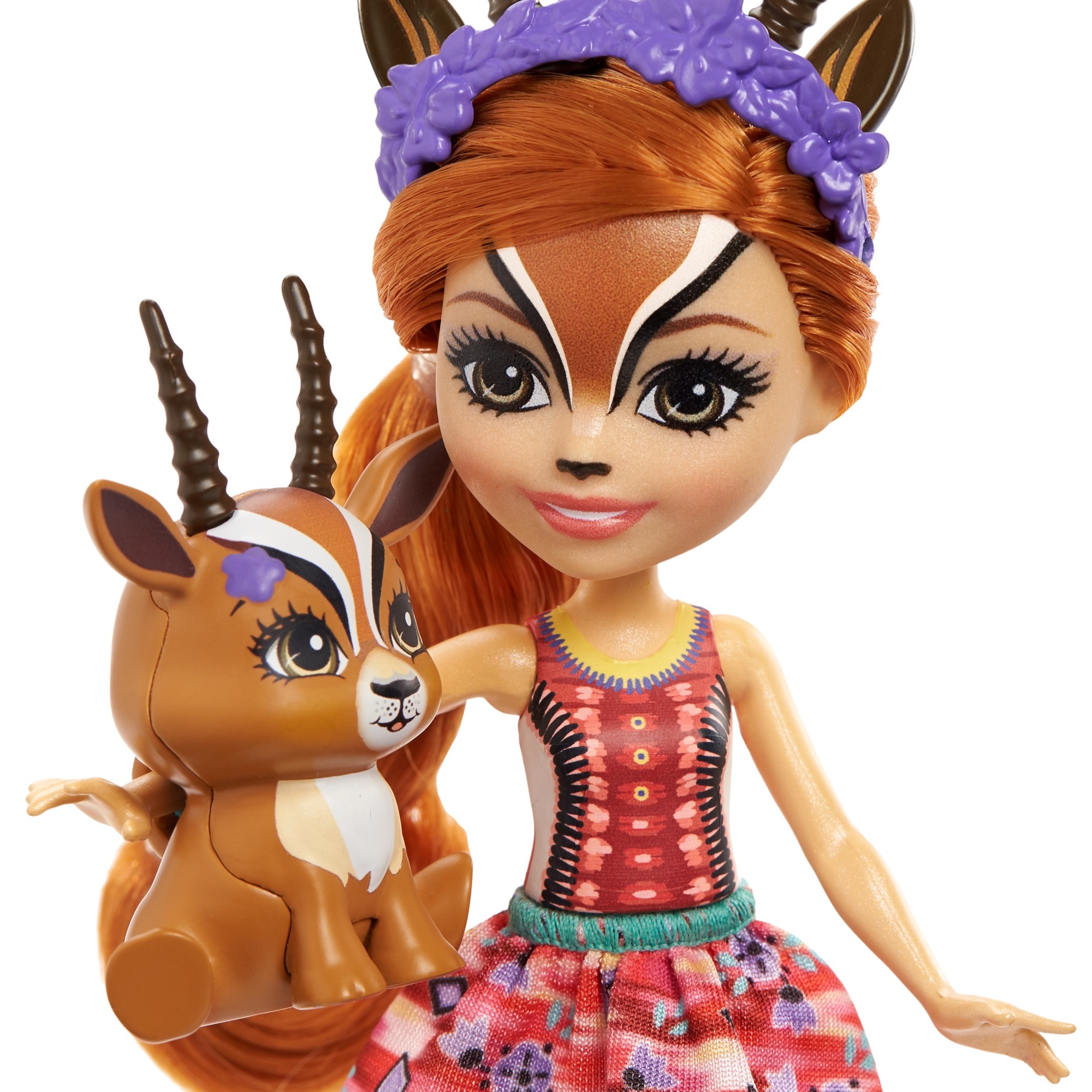 Кукла Габриэла Газелли с питомцем газель Рейсер 15см Enchantimals Mattel GTM26