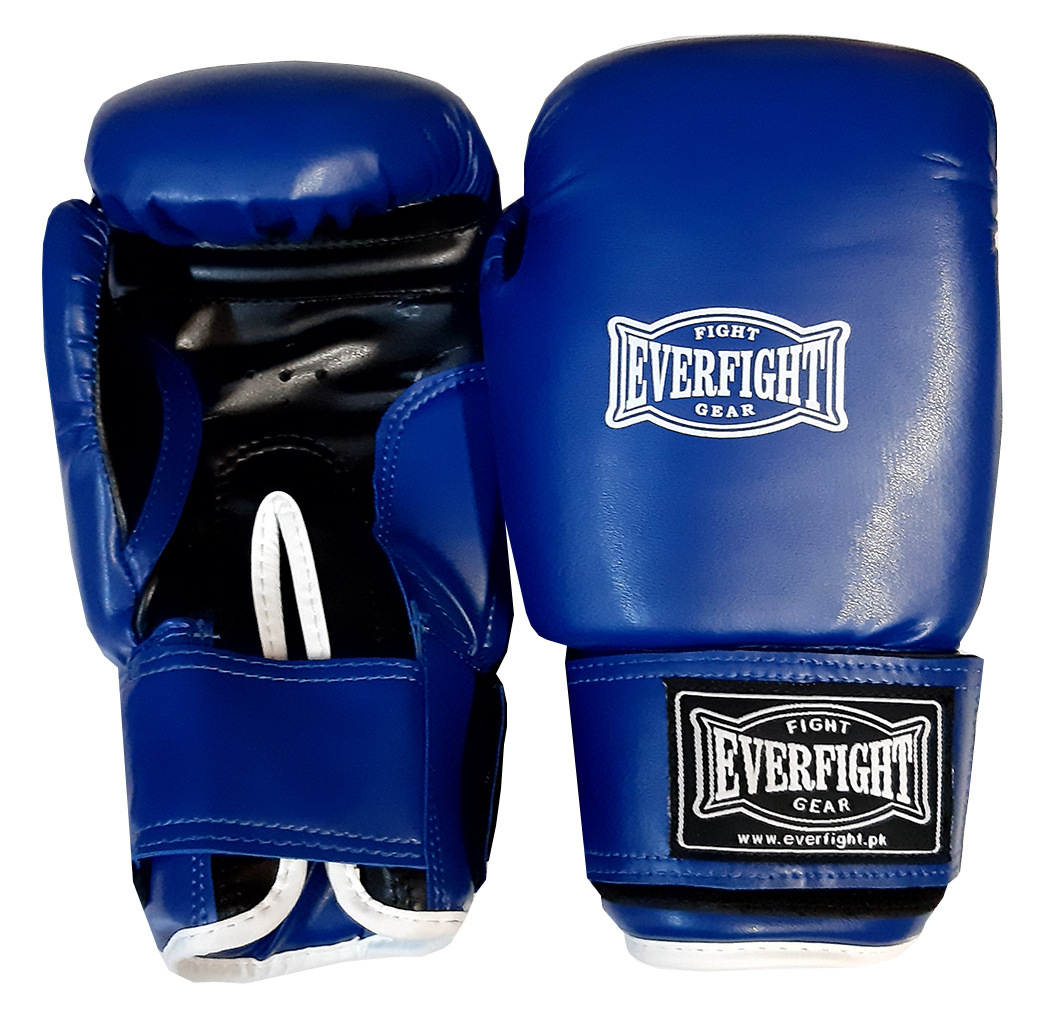 Боксерские перчатки EVERFIGHT EGB-538 HAMZA Blue (6 унц.)