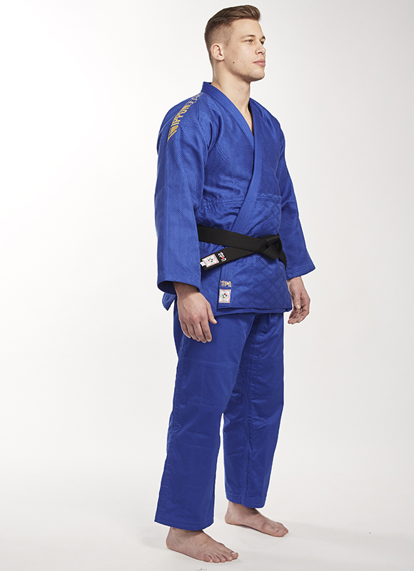 Куртка дзюдо IPPON GEAR Legend IJF Slim Fit синий 160 JJ690SB