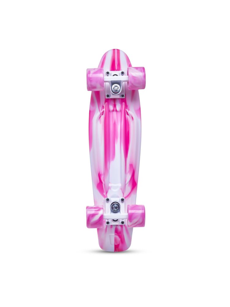 Пенни борд (скейтборд) ATEMI APB22D12 white/pink