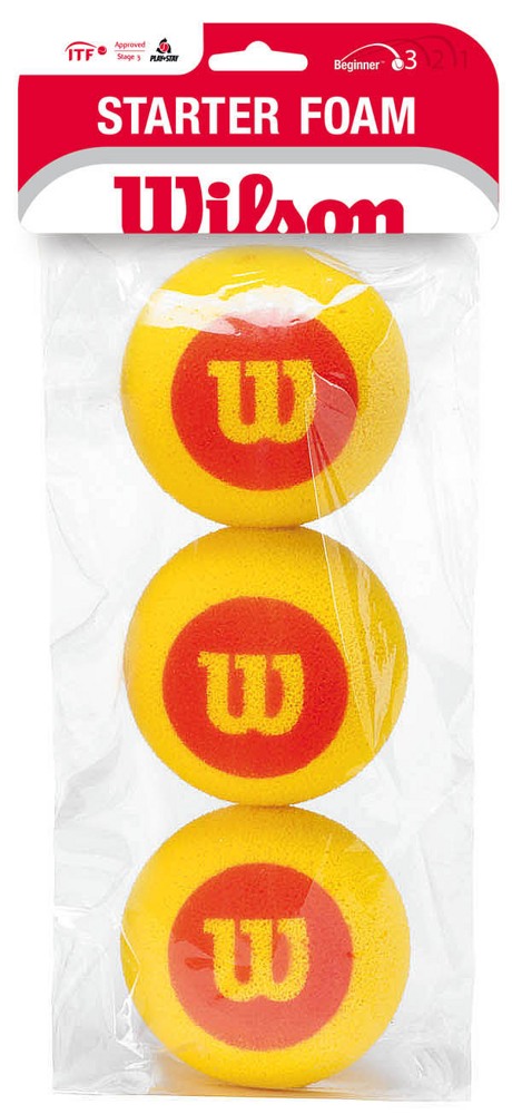 Мячи теннисные Wilson Starter Foam Tball (3 шт) WRZ258900