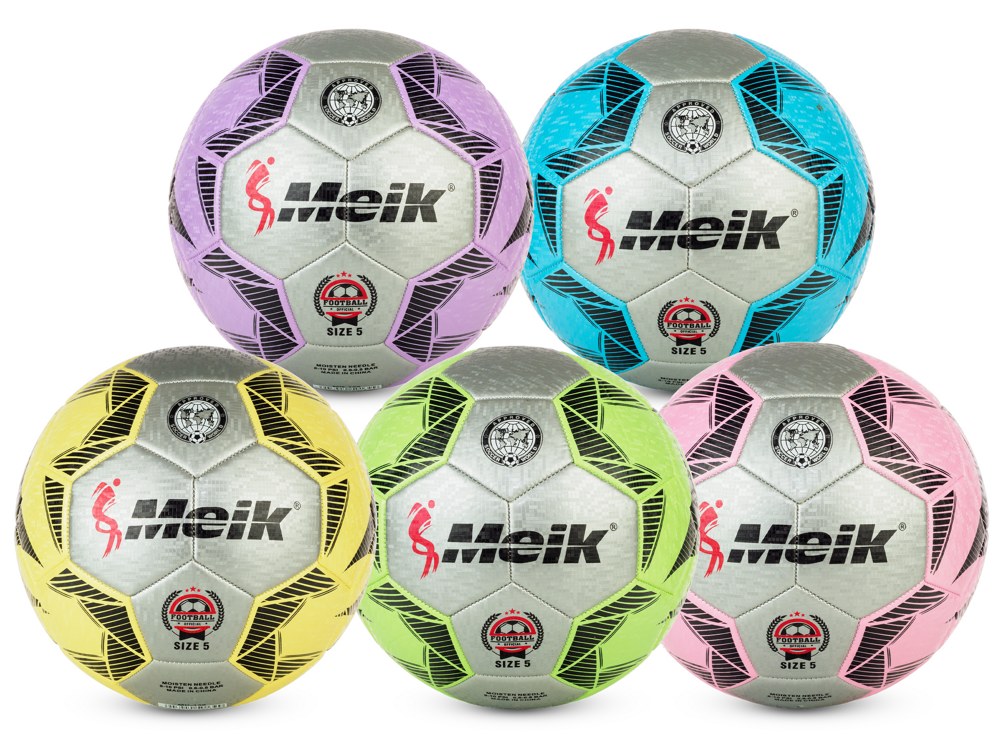 Мяч футбольный №5 Meik MK-139 Pink