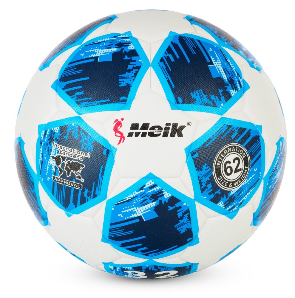 Мяч футбольный №5 Meik MK-169 Blue - фото