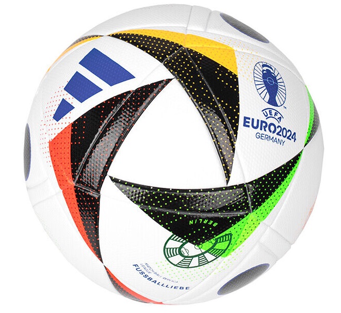 Мяч футбольный №4 Adidas Fussballliebe League Box EURO 24 №4 - фото2