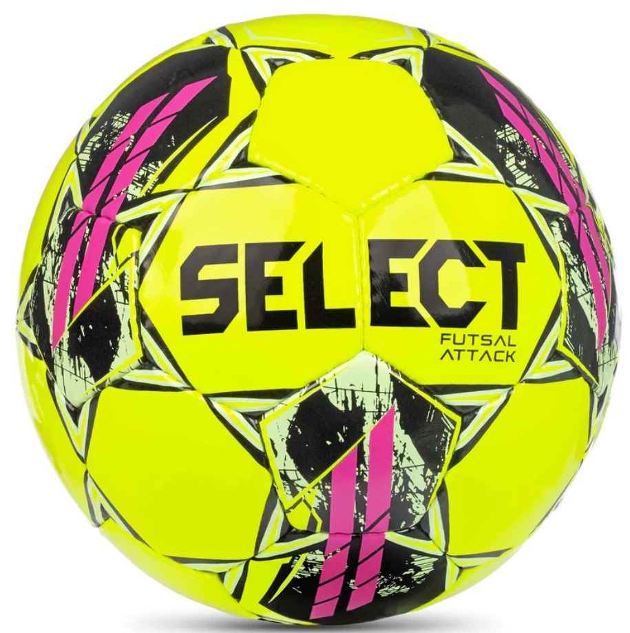 Мяч минифутбольный (футзал) №4 Select Futsal Attack Yellow V22