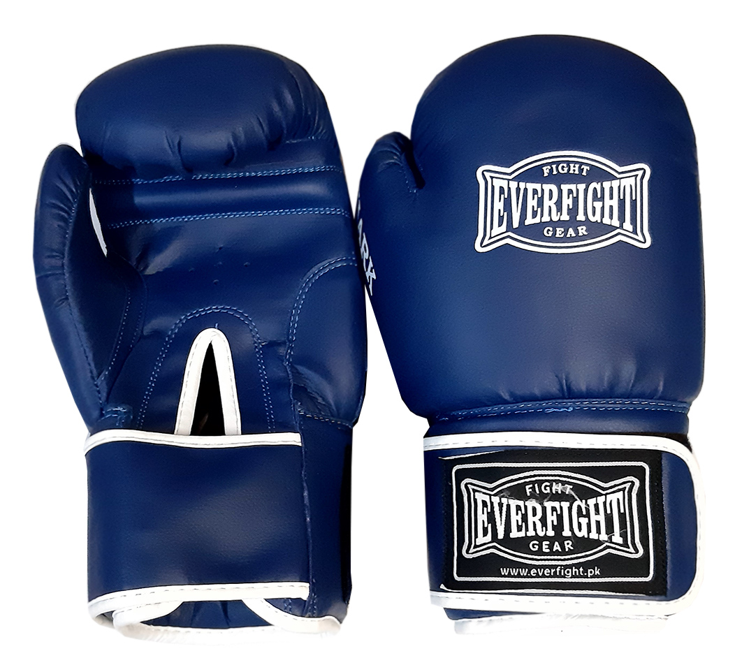 Боксерские перчатки EVERFIGHT EGB-522 SHARK Blue (12 унц.)