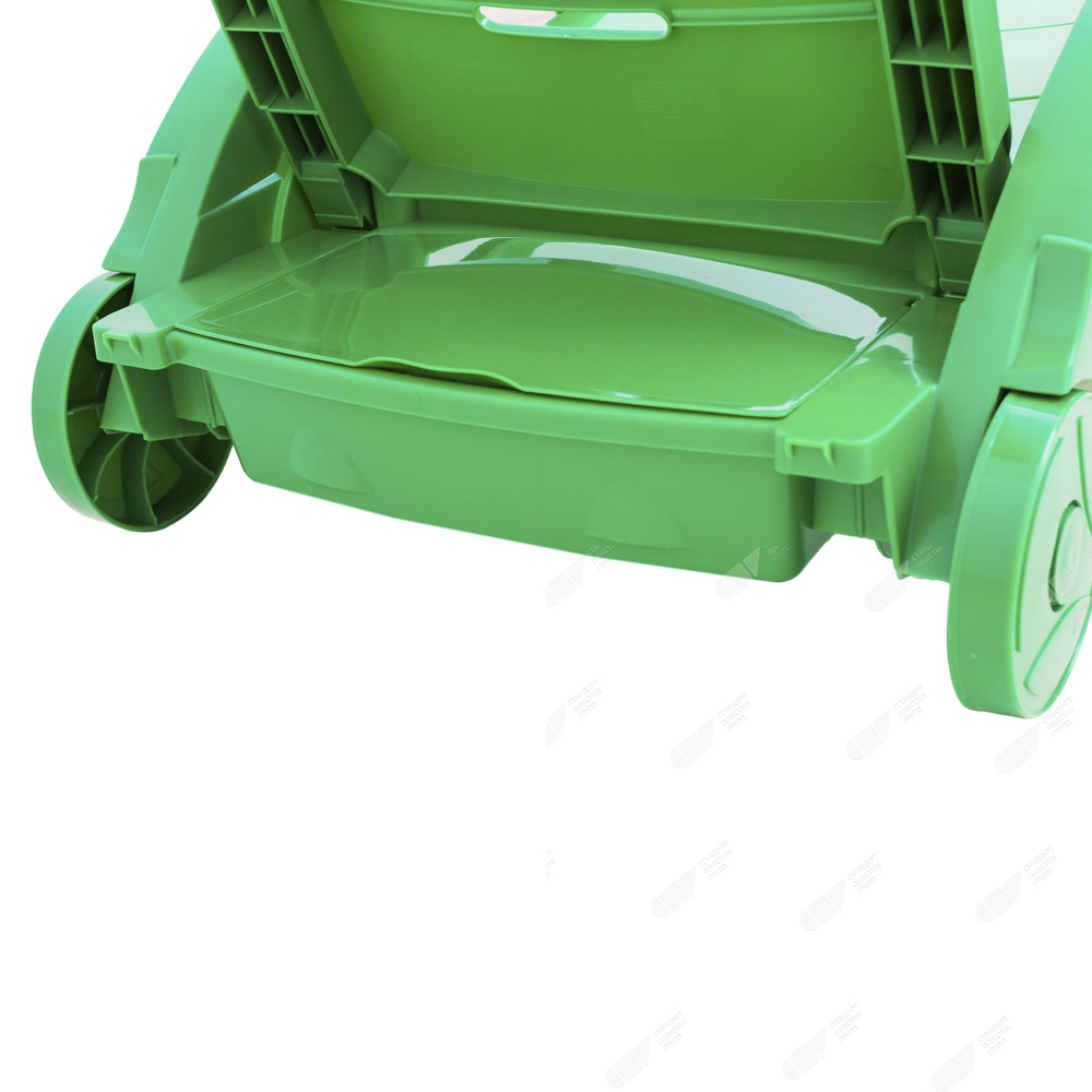 Шезлонг складной на колесах СтандартПластикГрупп 150-0008 (1860х765х890мм) зеленый