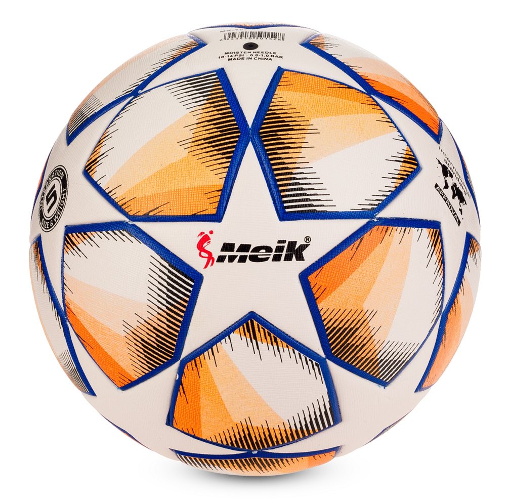 Мяч футбольный №5 Meik MK-152 Orange