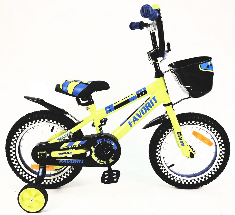 Детский велосипед Favorit Sport 14 SPT-14GN лайм