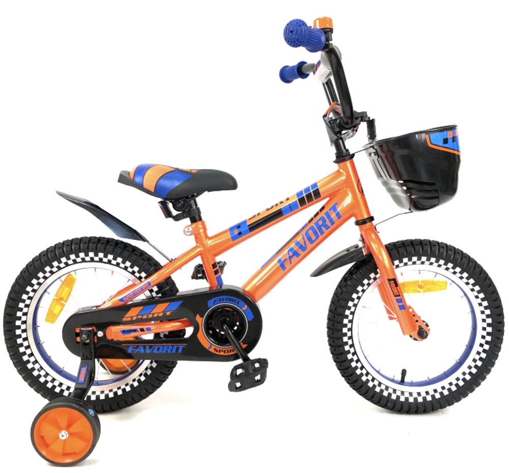 Детский велосипед Favorit Sport 14 SPT-14OR оранжевый