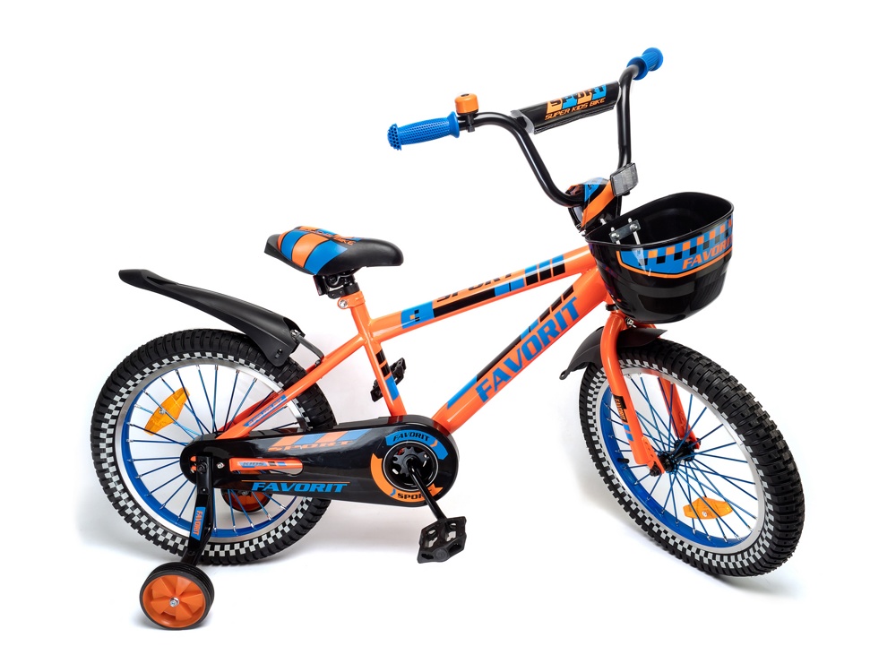 Детский велосипед Favorit Sport 18 SPT-18OR оранжевый