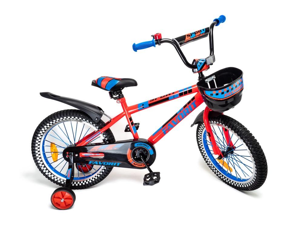Детский велосипед Favorit Sport 16 SPT-16RD красный