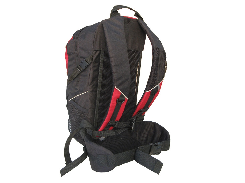 Рюкзак с вентилируемой спиной Турлан Стриж-18 л красный/черный