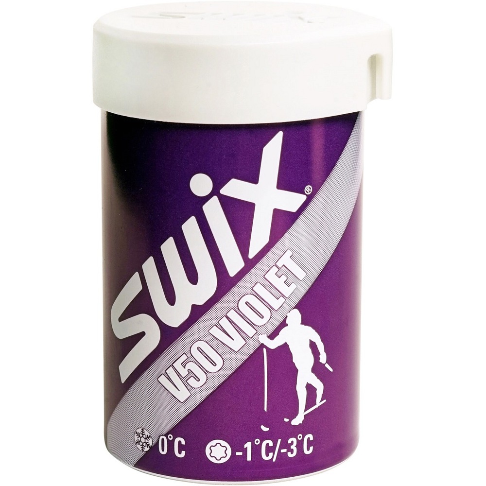Мазь держания лыжная Swix V50 Violet Hardwax 0C, 45 гр. - фото