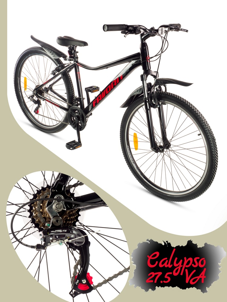 Велосипед Favorit Calypso 27.5VA CLP27V17GN-AL