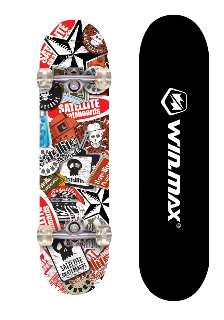 Скейтборд WIN.MAX Stickers WME05220Z2 - фото