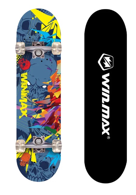 Скейтборд WIN.MAX Blue Skull WME50992Z4