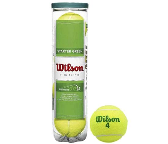 Мячи теннисные Wilson Starter Green Tball (4 шт) WRT137400