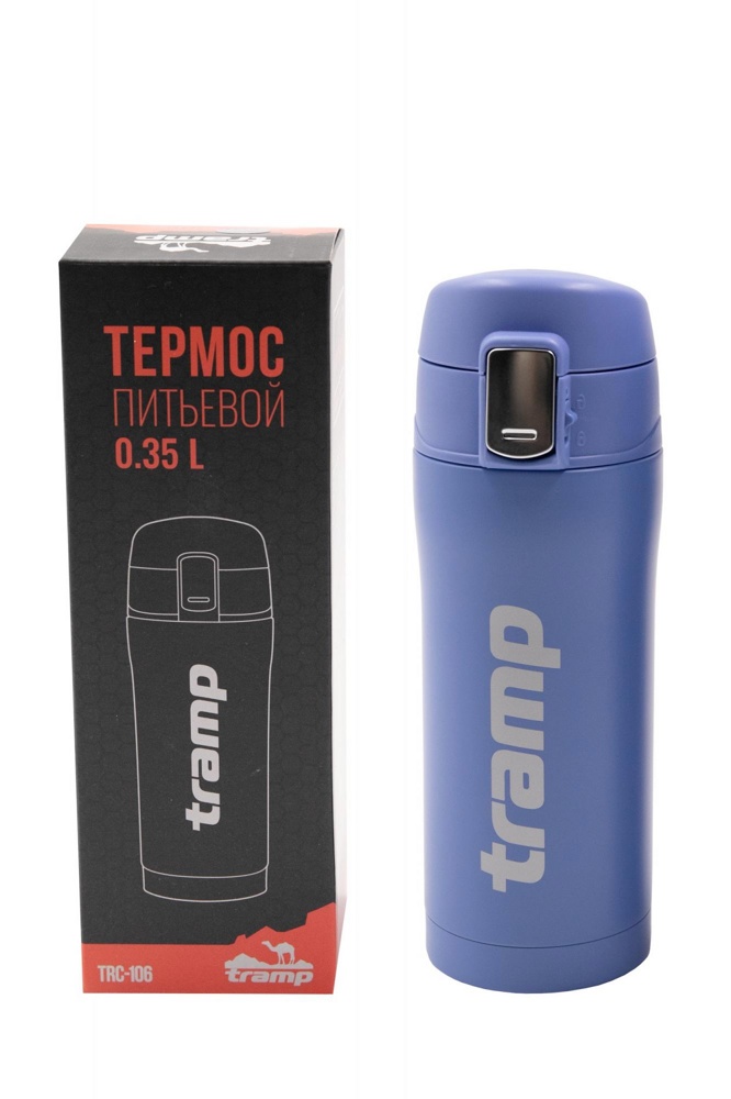 Термокружка Tramp 0,35 л (синий) TRC-106с