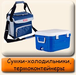 Сумки-холодильники, термоконтейнеры Сумки-холодильники, термокружки