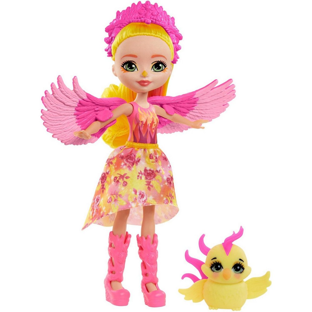 Кукла Фалон Феникс с питомцем Санрайз Enchantimals Mattel GYJ04 - фото