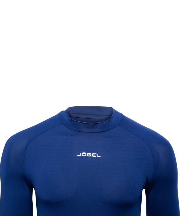 Футболка спортивная компрессионная-лонгслив Jogel Camp PerFormDRY Top LS (темно-синий/белый) JBL-1200-091