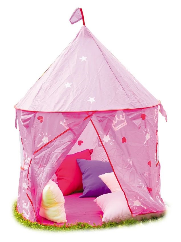 Детская игровая палатка Замок Принцессы ФЕЯ ПОРЯДКА CT-060 розовый 100х140см - фото