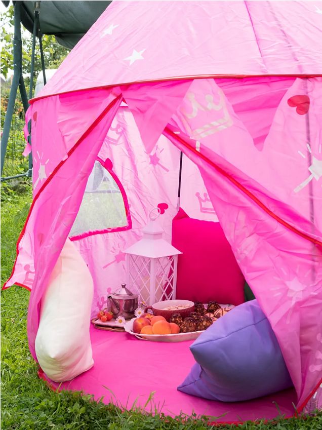 Детская игровая палатка Замок Принцессы ФЕЯ ПОРЯДКА CT-060 розовый 100х140см - фото2