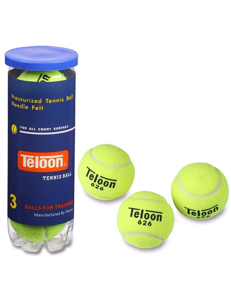 Мячи теннисные TELOON SUPER 626TP3 (3 шт) в тубе - фото